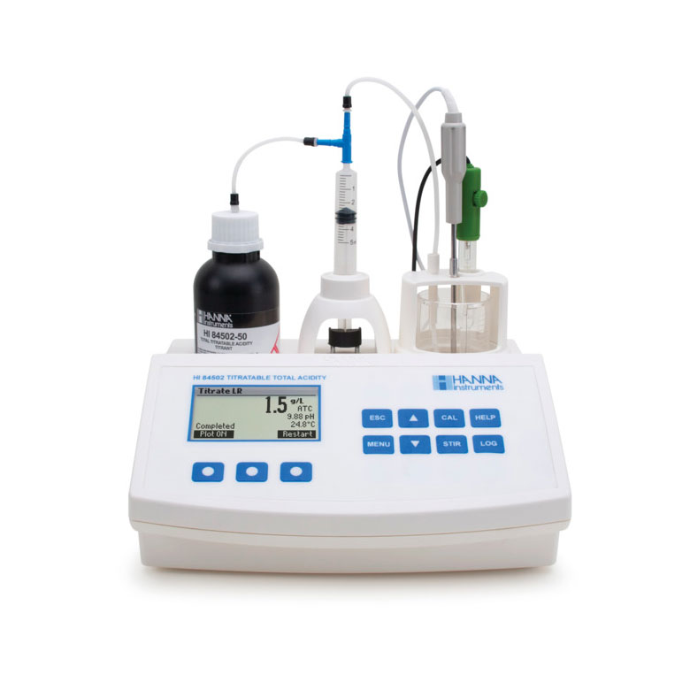 Mini Titratör HI84502 - Şarapta Titreedilebilir Asidite